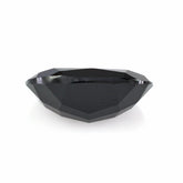 BLACK ONYX CUT CUSHION (IRREGULAR CUT BACK) 15.50X11.50MM 10.45 Cts.
