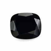 BLACK ONYX CUT CUSHION (IRREGULAR CUT BACK) 15.50X13.50MM 10.80 Cts.