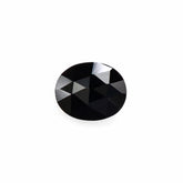 BLACK ONYX ROSE CUT OVAL 6X5MM 0.50 Cts.