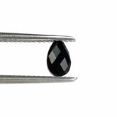 BLACK ONYX BRIOLETTE PEAR 6X4MM 0.43 Cts.