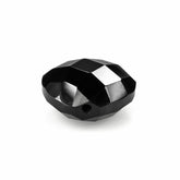 BLACK ONYX BRIOLETTE PEAR TABEEZ (HALF DRILL) 10MM 3.345 Cts.