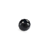 BLACK ONYX FACETED DROPS (HALF DRILL) 8X6MM 1.94 Cts.