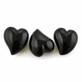 BLACK ONYX SACRED HEARTS (HALF DRILL) (DES#132) 18X16MM 19.11 Cts.