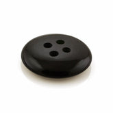 BLACK ONYX PLAIN BUTTON (FULL DRILL) 15MM 5.09 Cts.