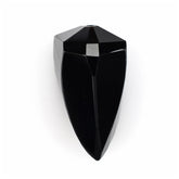 BLACK ONYX LADY FINGER (DES#19) HALF DRILL 20X10MM 13.85 Cts.