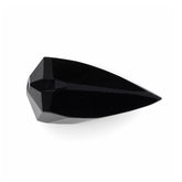 BLACK ONYX LADY FINGER (DES#18) (HALF DRILL) 15.50X7MM 4.60 Cts.