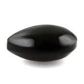 BLACK ONYX LENTIL PEAR (HALF DRILL) 15X12MM 8.92 Cts.