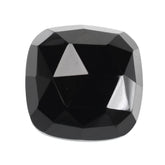 BLACK ONYX ROSE CUT CUSHION CAB 14MM 11.01 Cts.