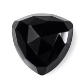 BLACK ONYX ROSE CUT TRILLION CAB 14MM 8.93 Cts.