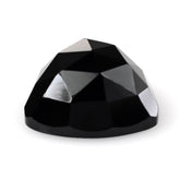 BLACK ONYX ROSE CUT TRILLION CAB 14MM 8.93 Cts.