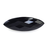 BLACK ONYX CHECKER CUT MARQUISE (HIGH DOME) 23X8MM 7.50 Cts.