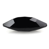 BLACK ONYX CHECKER CUT MARQUISE (HIGH DOME) 23X8MM 7.50 Cts.