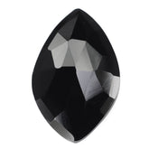 BLACK ONYX ROSE CUT BRIOLETTE IRREGULAR ONION SHAPE 14X9MM 2.65 Cts.