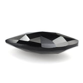 BLACK ONYX ROSE CUT BRIOLETTE IRREGULAR ONION SHAPE 14X9MM 2.65 Cts.