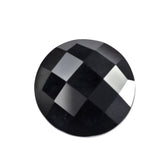 BLACK ONYX CHECKER BRIOLETTE ROUND 10MM 3.07 Cts.