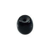 BLACK ONYX PLAIN BON BON SHAPE (BLACK/CLEAN) (FULL DRILL) 6.50X6.00 MM 1.80 Cts.
