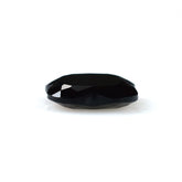 BLACK ONYX BOTH SIDE TABLE CUT FLOWER 4 LEAF (OPAQUE BLACK) 12.00X12.00 MM 3.54 Cts.