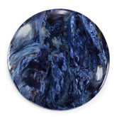 BLUE PIETERSITE ROUND CAB 14.50MM 5.66 Cts.