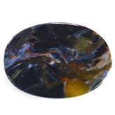 BLUE PIETERSITE OVAL CAB 18X13MM 7.10 Cts.