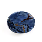 BLUE PIETERSITE OVAL CAB 12X10MM 4.40 Cts.