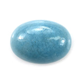 BLUE QUARTZ PLAIN OVAL CAB 14X10MM 6.06 Cts.