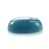 BLUE QUARTZ PLAIN OVAL CAB 14X10MM 6.06 Cts.
