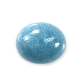 BLUE QUARTZ PLAIN OVAL CAB 12X10MM 5.03 Cts.