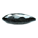BLACK RUTILE QUARTZ IRREGULAR BRIOLETTE PEAR 20.00MM 15.12 Cts.