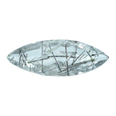 BLACK RUTILE QUARTZ CUT MARQUISE 12.50X4.50MM 0.98Cts.