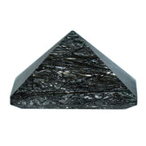 BLACK RUTILE QUARTZ CUT SQUARE 12MM 5.90 Cts.