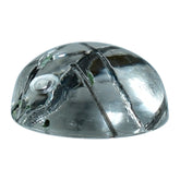 BLACK RUTILE QUARTZ ROUND CAB 4MM 0.26 Cts.