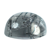 BLACK RUTILE QUARTZ ROUND CAB 5MM (BLACK/SI) 0.54 Cts.