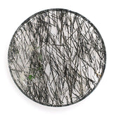 BLACK RUTILE QUARTZ (MANY RUTILE) (TRANSPARENT) PLAIN ROUND PLATES 20.00X20.00 MM 7.58 Cts.