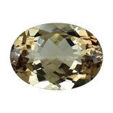 BROWN TOPAZ CUT OVAL (CLEAN) 25.00X18.00 MM 37.91 Cts.