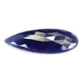 BLUE SAPPHIRE ROSE CUT PEAR CAB 28X18.50MM 18.10 Cts.