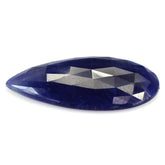 BLUE SAPPHIRE ROSE CUT PEAR CAB 27.50X18.50MM 17.60 Cts.