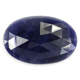 BLUE SAPPHIRE ROSE CUT OVAL CAB 25X17MM 18.10 Cts.
