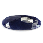 BLUE SAPPHIRE ROSE CUT OVAL CAB 25X17MM 18.10 Cts.