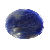 BLUE SAPPHIRE ROSE CUT IRREGULAR OVAL CAB 34X26MM 36.20 Cts.