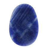 BLUE SAPPHIRE ROSE CUT IRREGULAR OVAL CAB 42X29MM 41.90 Cts.