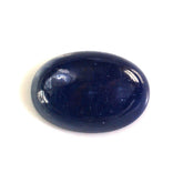 BLUE SAPPHIRE OVAL CAB 13X9MM 6.20 Cts.