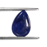BLUE SAPPHIRE PLAIN LENTIL PEAR 12X8MM 3.54 Cts.