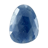 BLUE SAPPHIRE ROSE CUT BRIOLETTE IREGUALR PEARISH 20X15MM 11.85 Cts.
