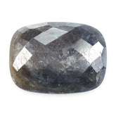 BLUE SAPPHIRE CHECKER CUT CUSHION CAB 16X12MM 9.14 Cts.