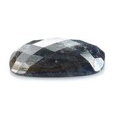 BLUE SAPPHIRE CHECKER CUT CUSHION CAB 16X12MM 9.14 Cts.