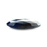 BLUE SAPPHIRE ROSE CUT BRIOLETTE OVAL 14X10MM 5.20 Cts.