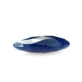 BLUE SAPPHIRE ROSE CUT BRIOLETTE PEARISH 12X8MM 2.88 Cts.