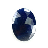 BLUE SAPPHIRE ROSE CUT BRIOLETTE OVAL (2nd-QUALITY) 14X10MM 5.16 Cts.