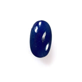 BLUE SAPPHIRE PLAIN LENTIL OVAL (BLUE) (OPAQUE) 12X7 MM 3.54 CTS