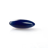 BLUE SAPPHIRE PLAIN LENTIL OVAL (BLUE) (OPAQUE) 12X7 MM 3.54 CTS